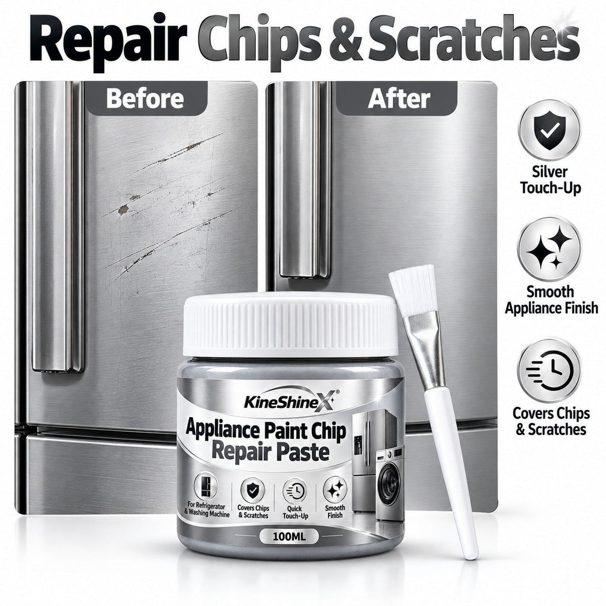 💥 50% Off Now ✨ Chrome Metal Restoration Paste — Mirror Shine & Scratch-Free Polish 🚗