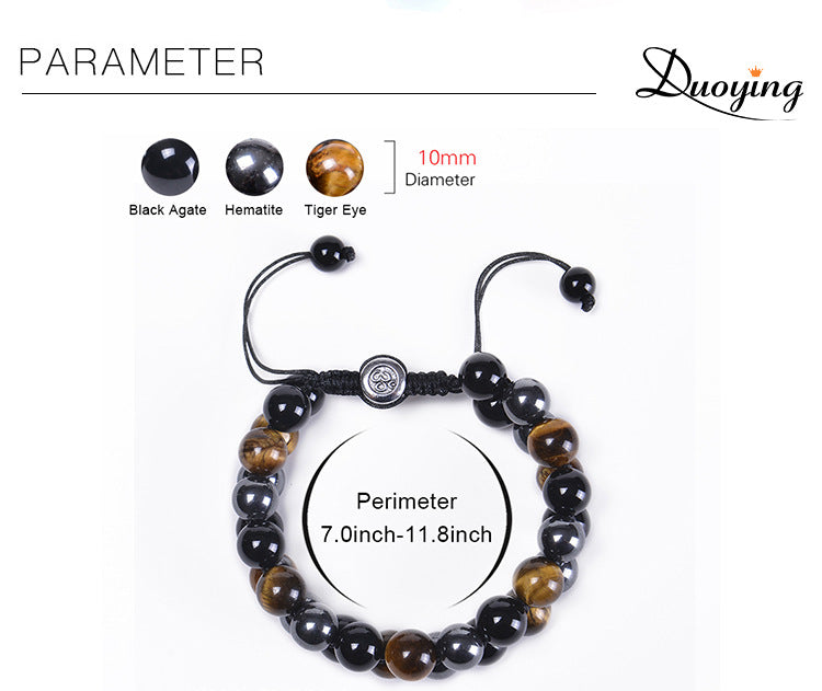 Tiger Power - Natural Tiger Eye Onyx Bracelet