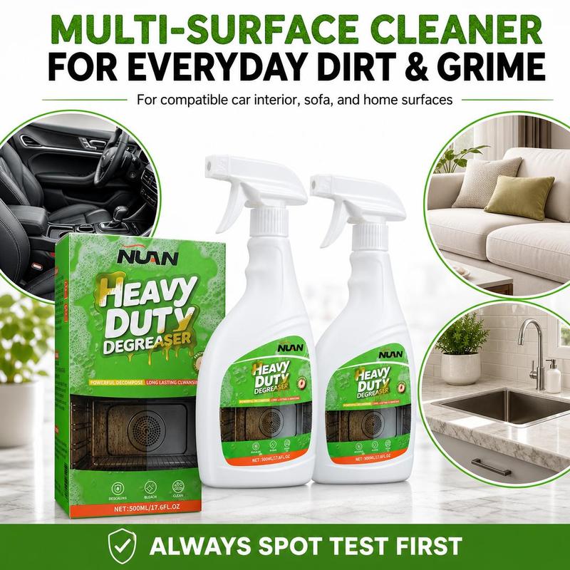 ⏳🔥NUAN Heavy-Duty Kitchen Degreaser Spray 🧼🔥Powerful Multi-Surface Cleaner for Ovens, Hobs, Grills & Extractor Hoods