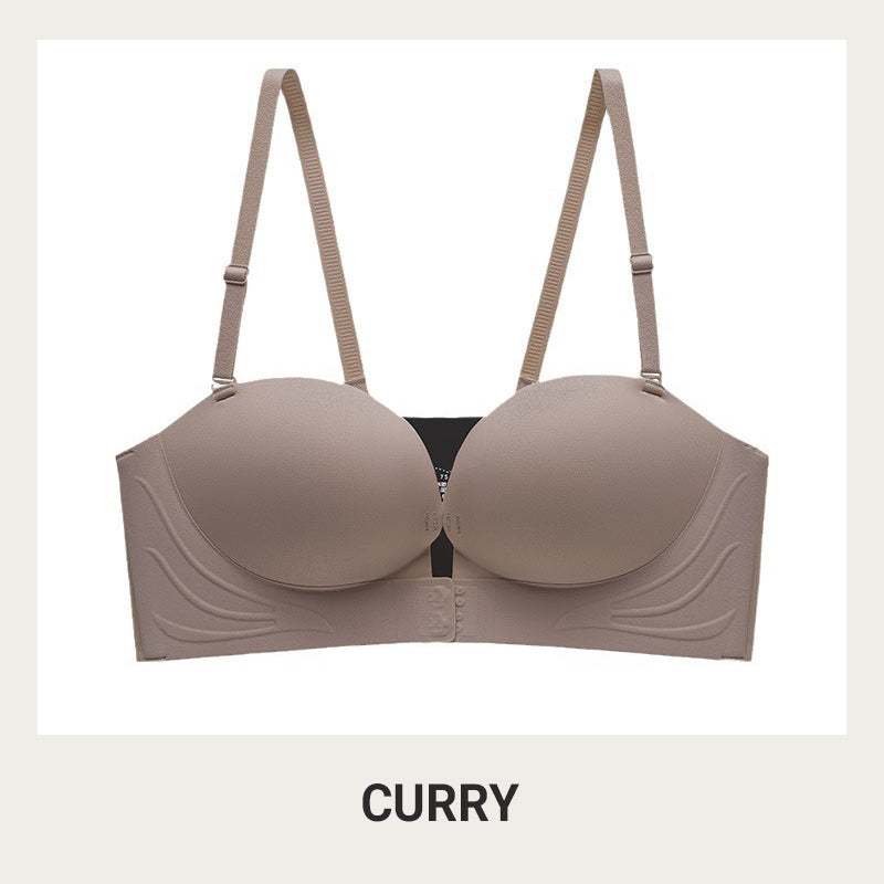 🌟Invisible Strap Front Buckle Push Up Bra🥰