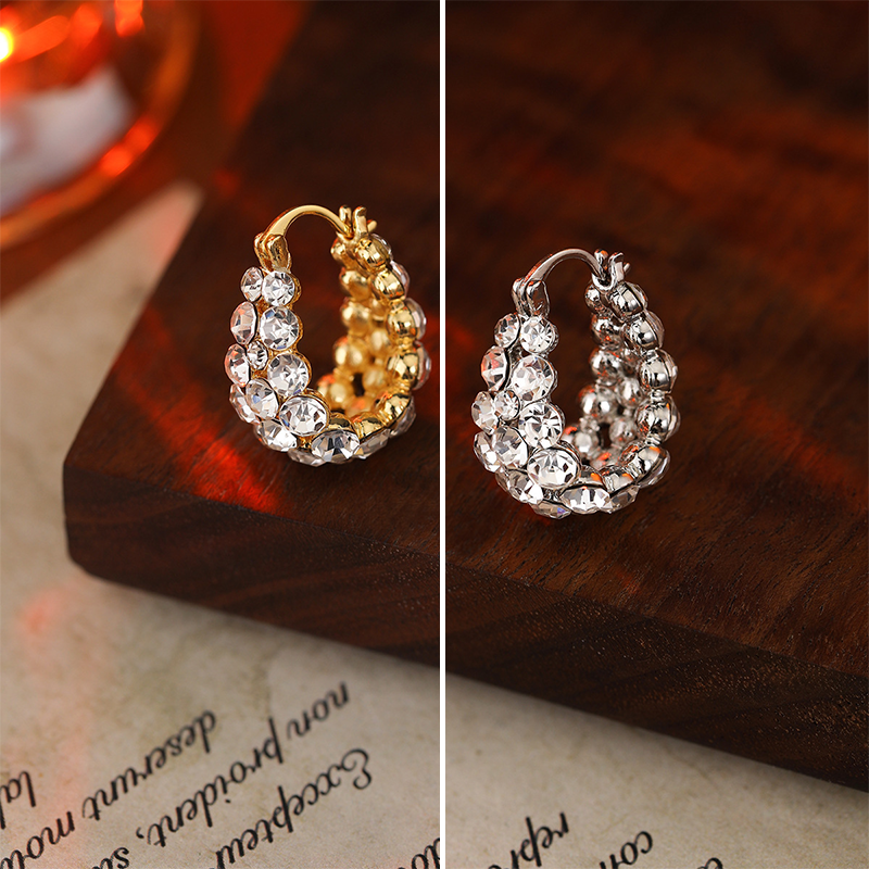 ✨French Micropavé Zirconia Earrings