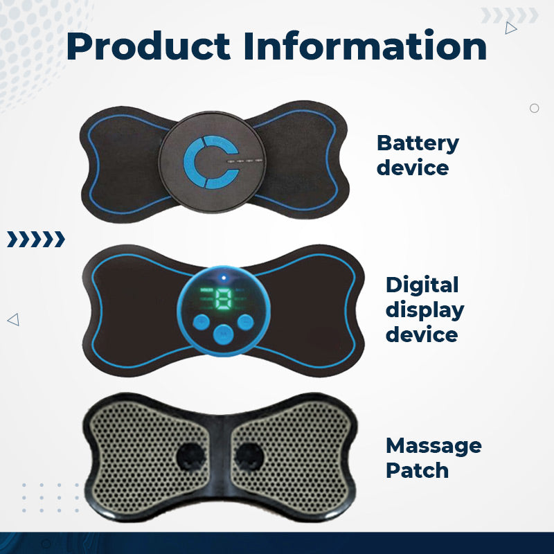 Portable Mini Massager Adjustable Intensity for Neck, Back, Waist, Hips & Legs. Relax Anywhere! 💆♀️✨
