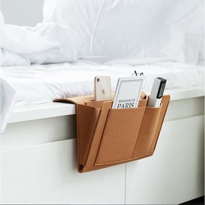 šļøBedside Hanging Storage BagāMultiāPocket Bed Caddy Organizer, Felt Hanging Pouch for Dorm Bunk Bed Hold Tablet Book Phone Stationery