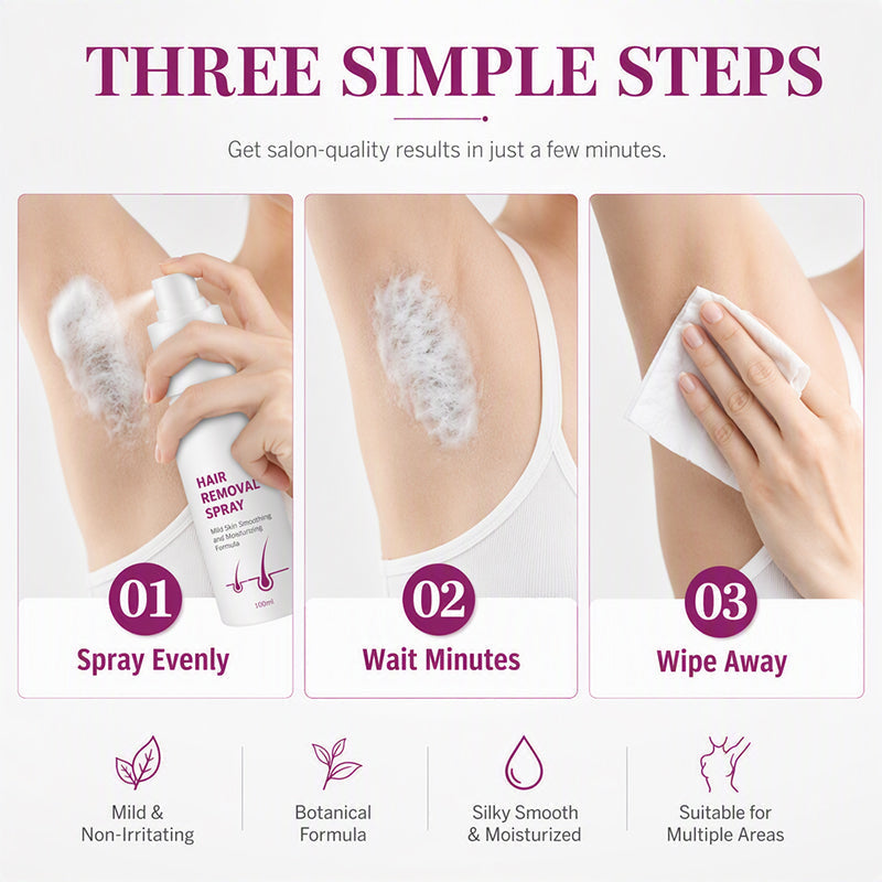 ✨HOT SALE! Painless Hair Removal Spray for Smooth Silky Skin 🧴💆♀️