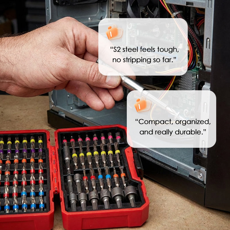🔧83-Piece Screwdriver Bit Set