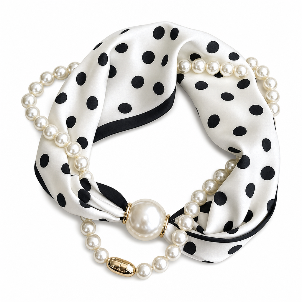 🌟New Arrival💕Magnetic Clasp Pearl Scarf Necklace
