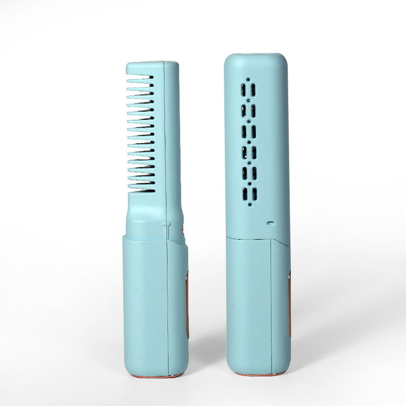 💇♀️ Cordless Hair Straightener Comb: 3 Heat Settings, 30s Fast Heat, Auto Shut-Off