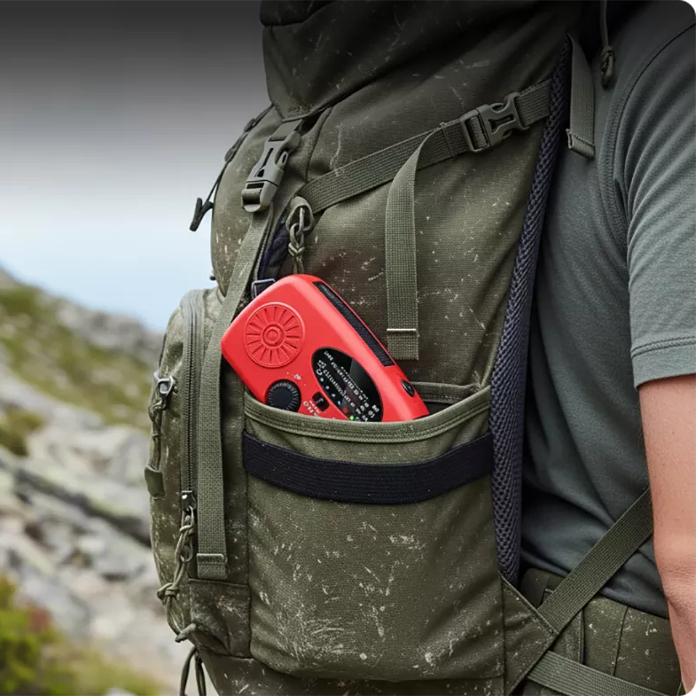 🎉 50% OFF NOW! 📻 Portable Solar & Hand Crank Emergency Radio – LED Light & NOAA ✨