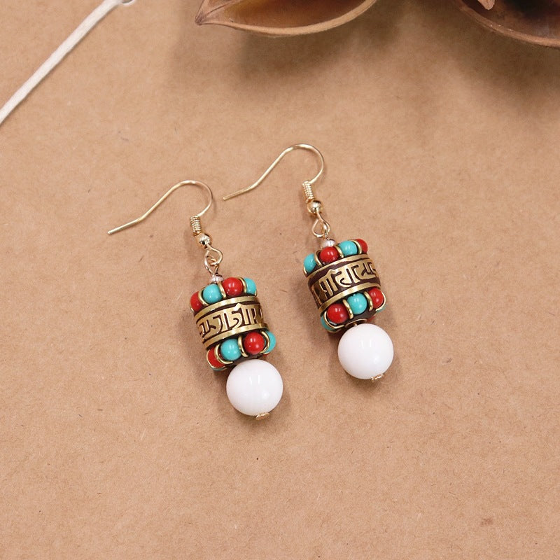 Tibetan Turquoise Earrings(4 styles)