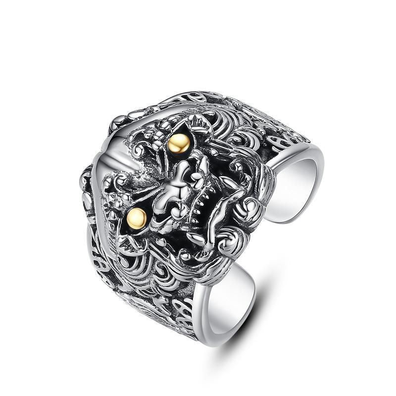 Men's Vintage Beast Brave Ring