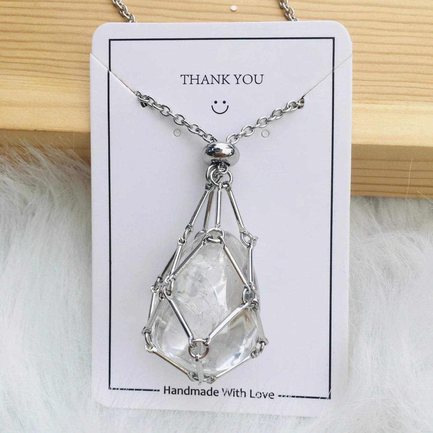 🎁Crystal Necklace🌟 Free (Crystal) Gift Included