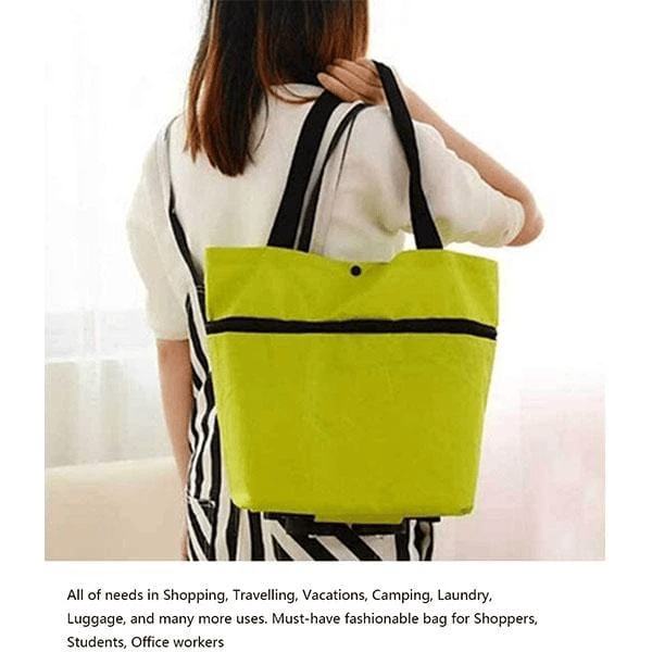 🥳2026 HOT SALE🥳💞50K+ SOLD!🌿🛍️ 50% OFF! Multi‑Purpose Foldable Trolley Bag – Use as grocery cart, utility cart & hand truck. Removable bag for extra versatility. A practical gift idea! 🌟💚