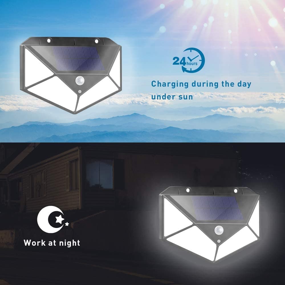 💡 Motion Sensor Solar Lights – Bright Outdoor Lighting