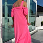 💃Women's Cold Shoulder Casual Maxi Dress