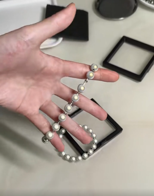 Glow Pearls Double Layers Bracelet