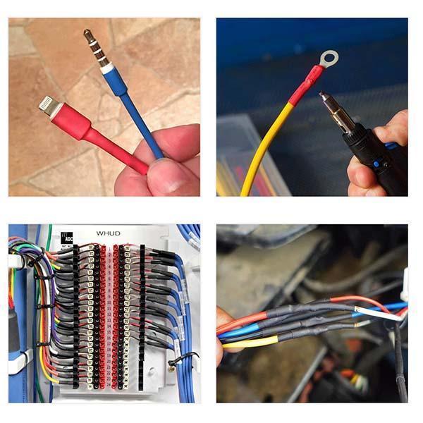 Heat Shrink Tubing Kit – 580 PCS with Case, 3:1 Ratio & Waterproof Sealing 🛠️📦