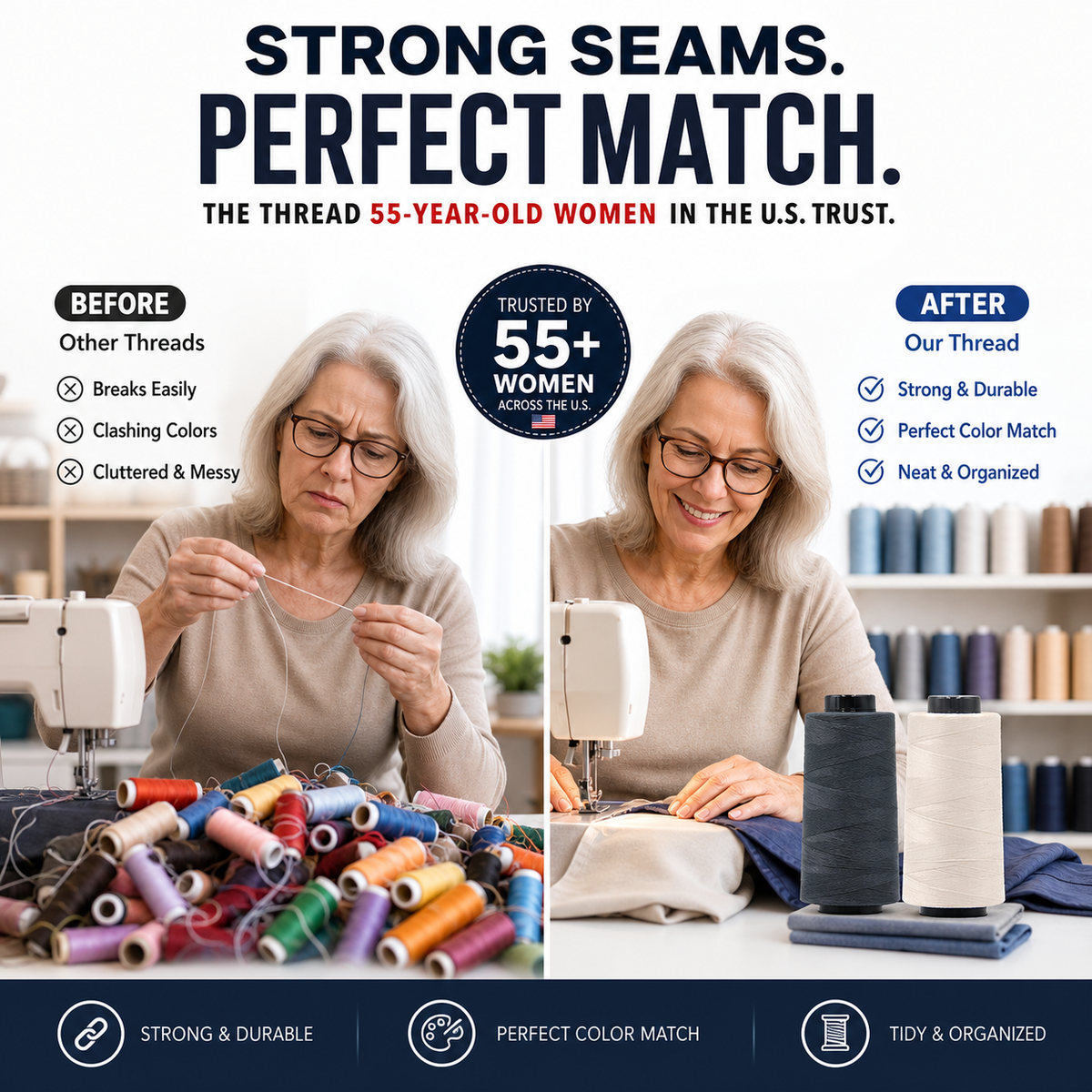 🔥🧵All-purpose sewing thread