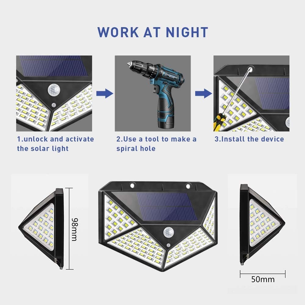 💡 Motion Sensor Solar Lights – Bright Outdoor Lighting