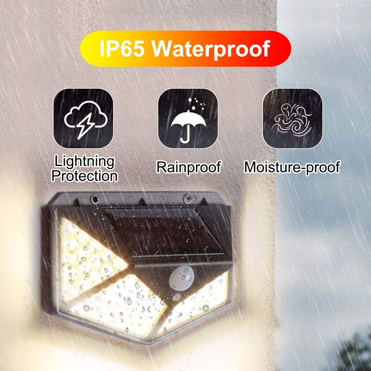 💡 Motion Sensor Solar Lights – Bright Outdoor Lighting