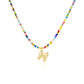 💜 Letter Beaded Necklace for Women🔤A-Z