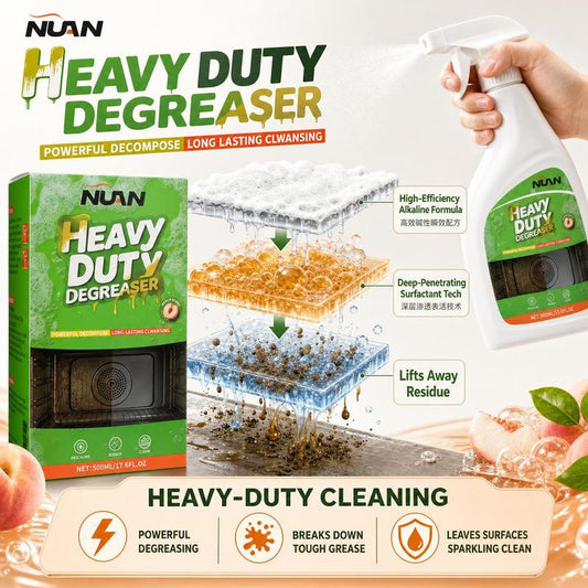 ⏳🔥NUAN Heavy-Duty Kitchen Degreaser Spray 🧼🔥Powerful Multi-Surface Cleaner for Ovens, Hobs, Grills & Extractor Hoods