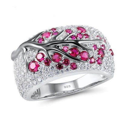 'New Beginnings' Crystal Tree Ring