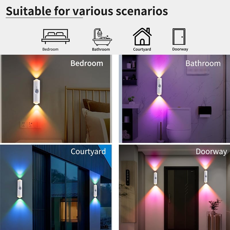 💡 LIMITED-TIME 50% OFF! 🧲 Rechargeable Magnetic Motion Sensor Night Light – RGB, Smart, Easy Install ✨
