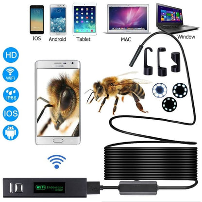 🔍 3-in-1 HD Endoscope Camera | 720P Inspection
