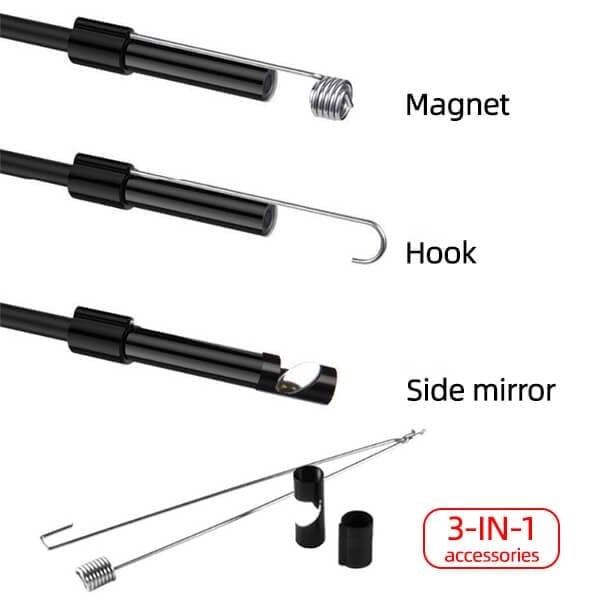 🔍 3-in-1 HD Endoscope Camera | 720P Inspection