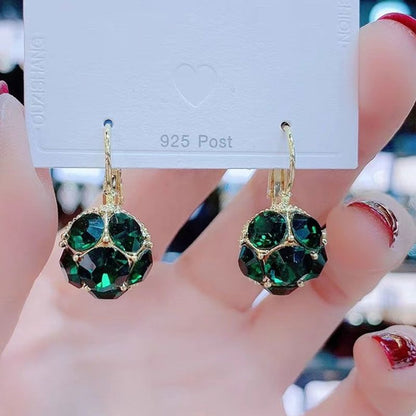 🔥Elegant Crystal Sphere Drop Earrings