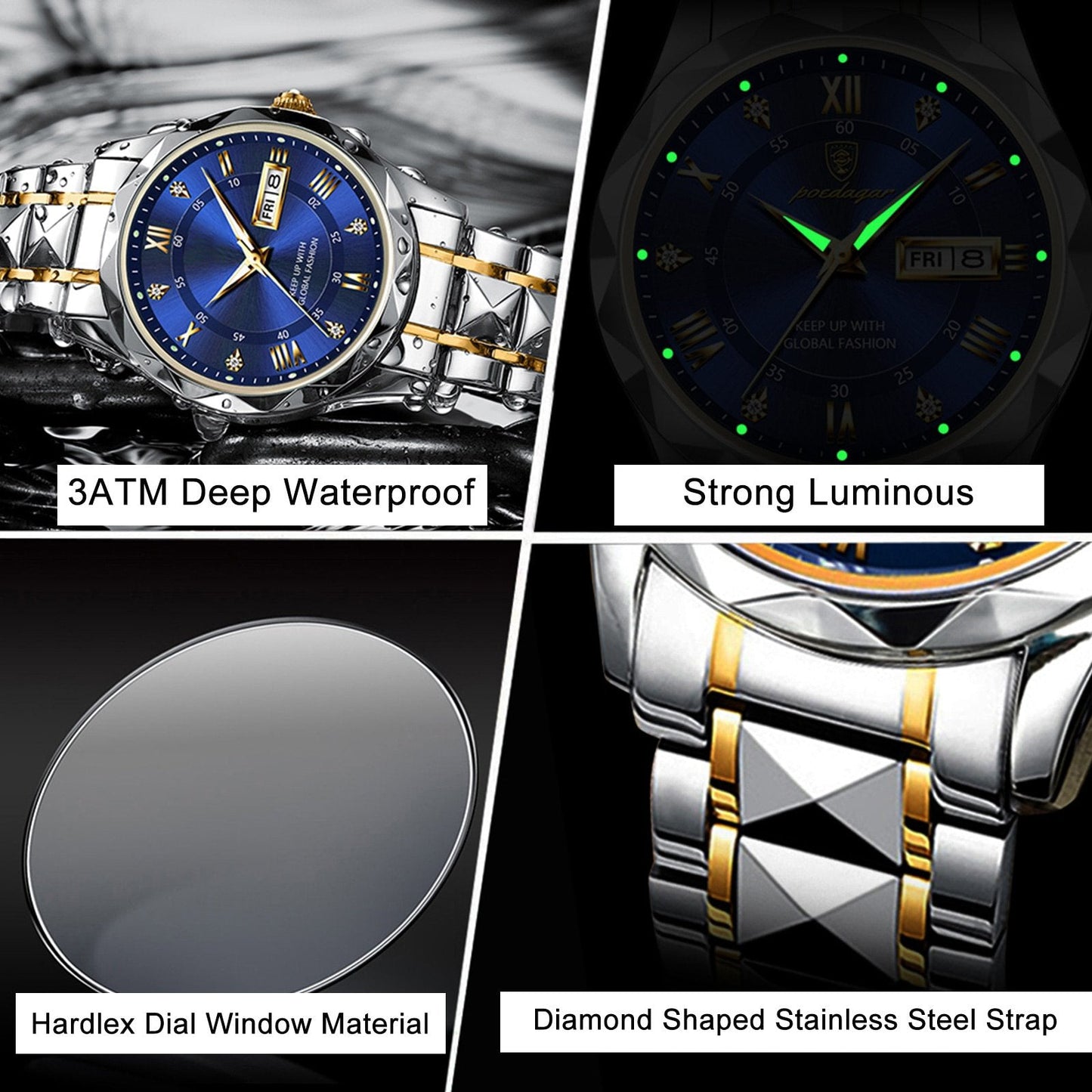 🎁 Waterproof Man Wristwatch