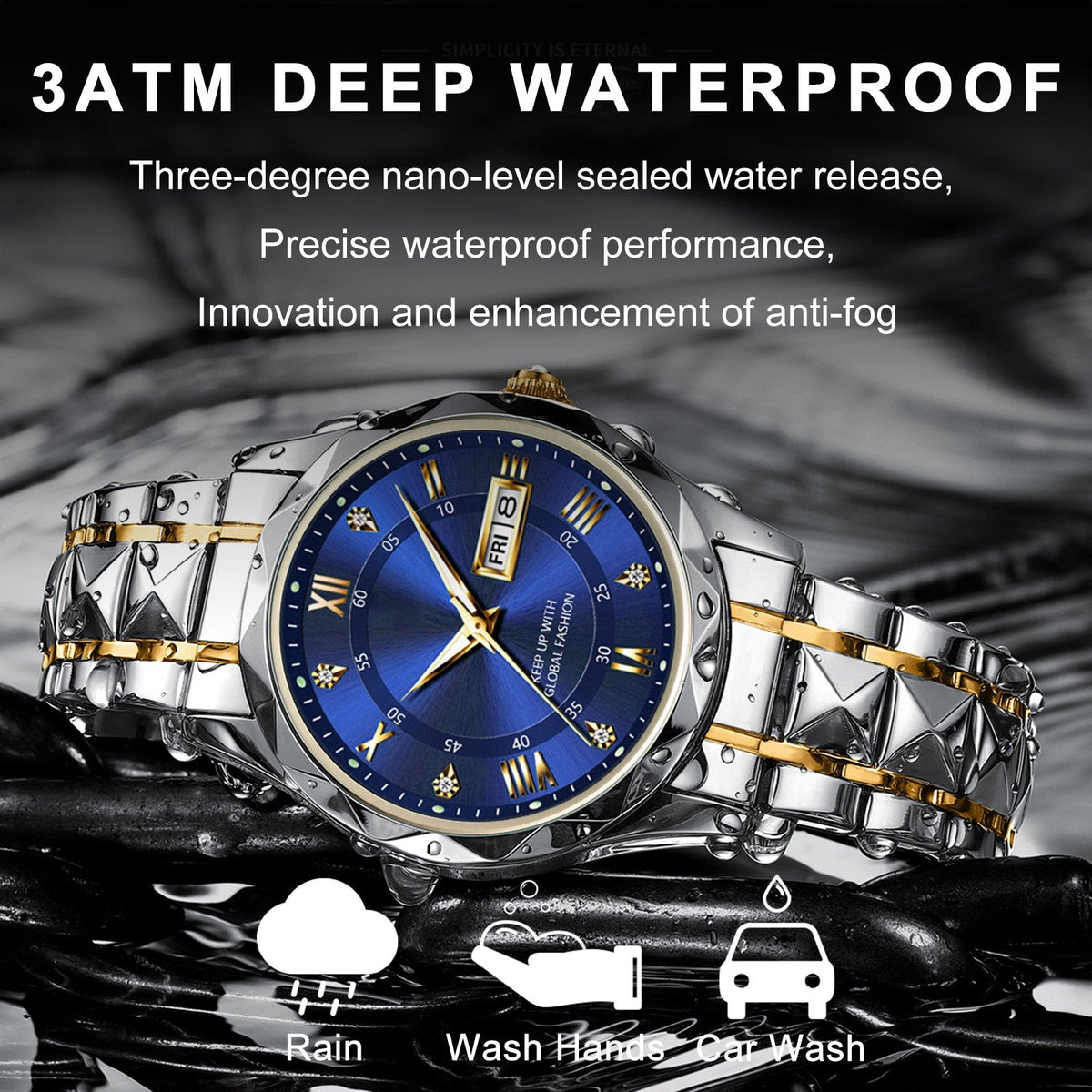 🎁 Waterproof Man Wristwatch