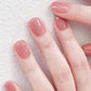 Ice-clear nude water-based nail polish - no baking required, peelable!