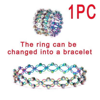 🔥Magic 2-in-1 Folding Retractable Ring Bracelet--🔥Buy 1 Get 1 Free💍(2 PCS)