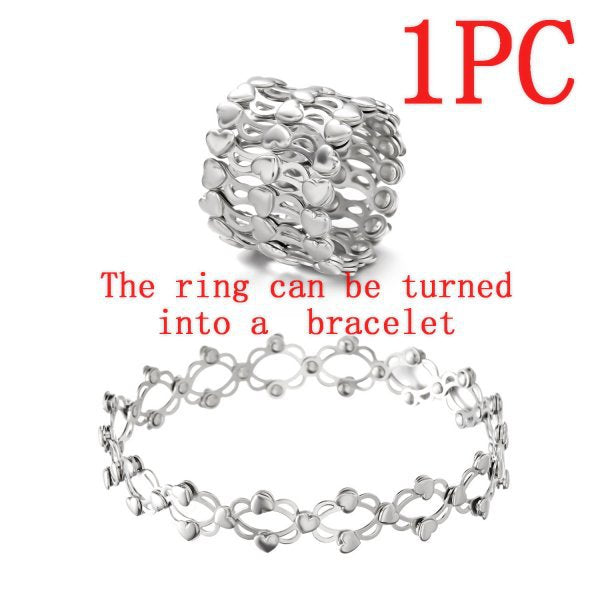 🔥Magic 2-in-1 Folding Retractable Ring Bracelet--🔥Buy 1 Get 1 Free💍(2 PCS)