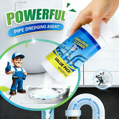 🏖️Summer Cool Deal: 50% OFF!!👍🎉Pipe-Clearing Foaming Powder – Fast-Acting Drain Unclogger & Deodorizer