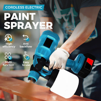 🎨 Wireless Electric Paint Sprayer!! | Cordless HVLP for Home DIY & Furniture | Fast, Even Coating Tool✨