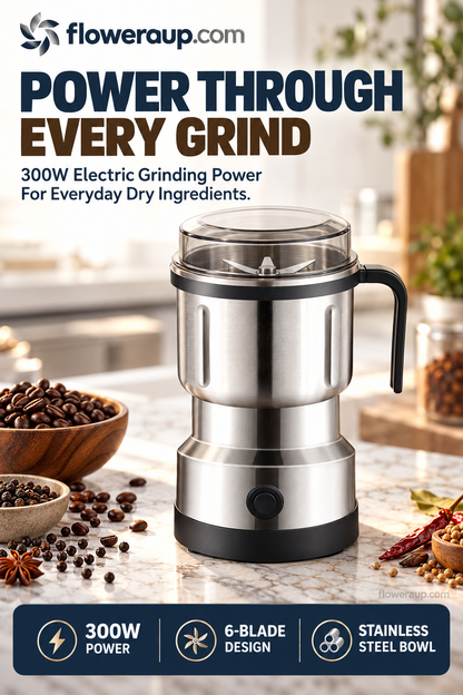 🔥NEW YEAR SALE!!⚡50K+ SOLD!💝Multifunctional Electric Grinder – For Coffee, Spices & Herbs, Powerful & Fast Grind🔥