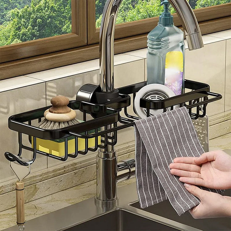 🔥HOT SALE 🔥Rust-proof Space Aluminum Faucet Rack