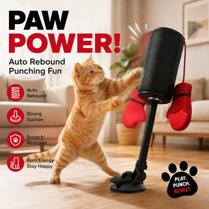 🔥50% OFF! Interactive Cat Punching Bag Toy🐱🥊