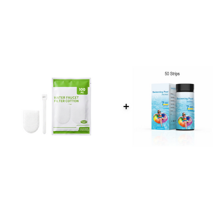 ⏰⚡50K+ SOLD!💥Anti-Splash Kitchen Faucet Cotton Filter for Sediment & Rust Removal