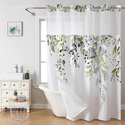🔥Hot Sale 50% OFF🔥 Waffle Shower Curtain – Hotel Style, 180GSM, Water-Repellent, 183*190cm🚿