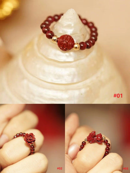 Purple Gold Sand Rose Pearl Bracelet