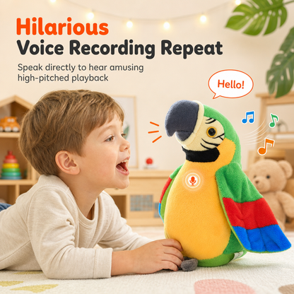 Interactive Talking Parrots Plush Toy