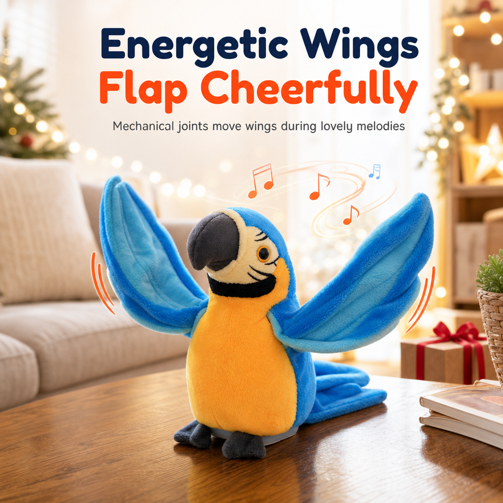 Interactive Talking Parrots Plush Toy