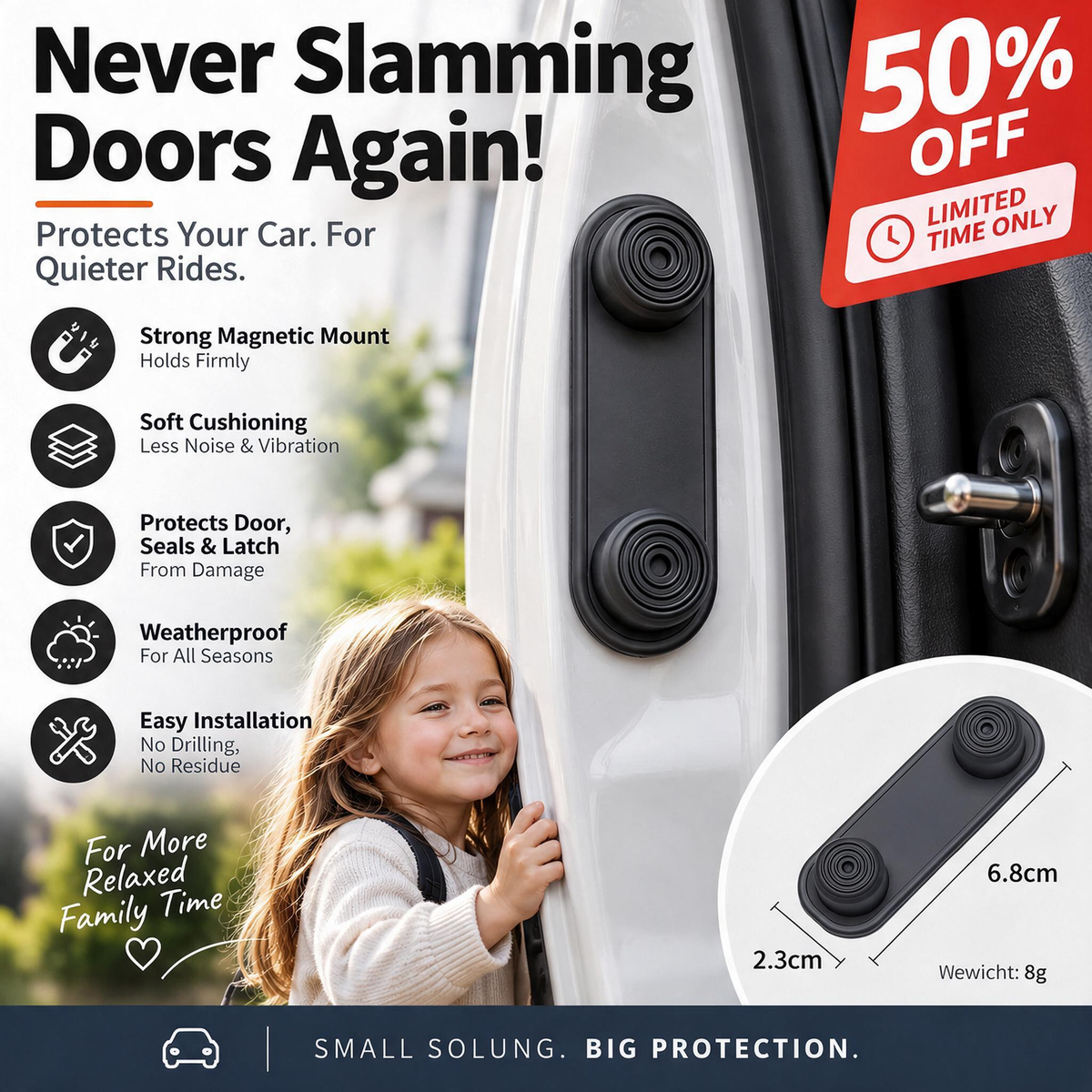✨ Magnetic protective cover for car doors