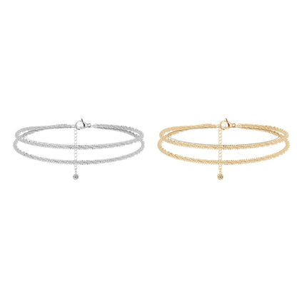 🥰Dainty Layered Waterproof Anklet For