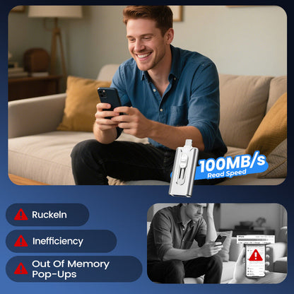 📱⚡ 50% OFF ! Free Up Phone Storage & Transfer Photos in Minutes — 4-in-1 Flash Drive for iPhone, Android & PC 💾