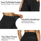 Loose High-Waist Business Casual Pants Yoga Pants Women Wide Leg Pants with Pockets Comfortable Athletic Sweatpants Outdoorfun