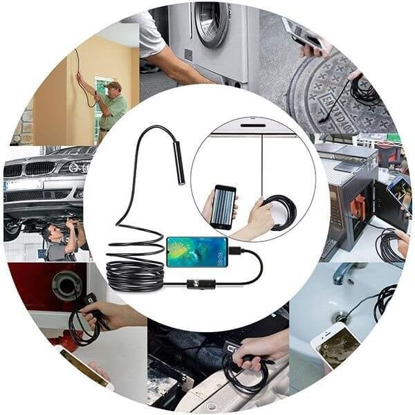 🔍 3-in-1 HD Endoscope Camera | 720P Inspection